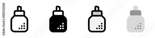Editable sugar bottle vector icon. Cafe, coffee shop, restaurant, drink, beverages. Part of a big icon set family. Perfect for web and app interfaces, presentations, infographics, etc