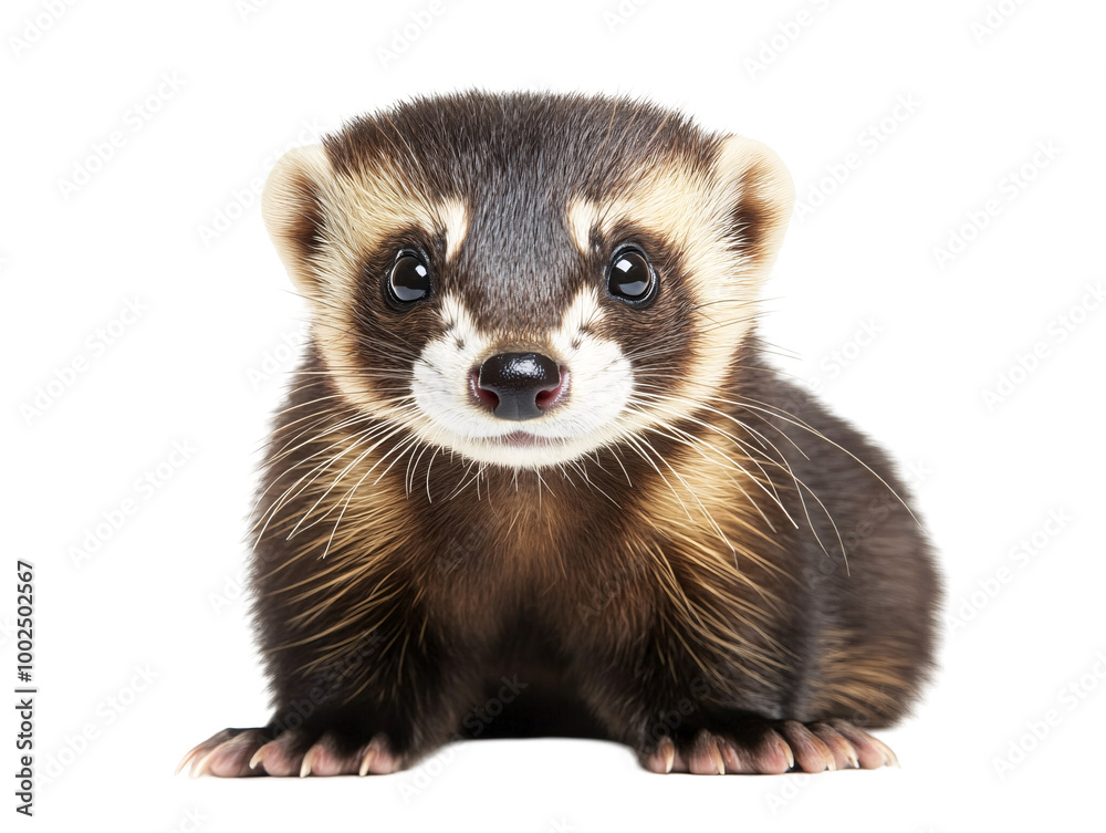 a close up of a ferret a close up of a ferret