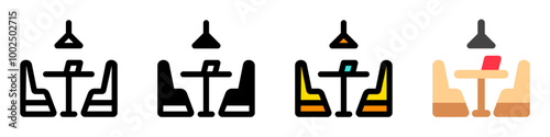 Editable restaurant seat vector icon. Food, restaurant. Part of a big icon set family. Perfect for web and app interfaces, presentations, infographics, etc
