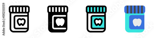 Editable dental medicine vector icon. Dentistry, healthcare, medical. Part of a big icon set family. Perfect for web and app interfaces, presentations, infographics, etc