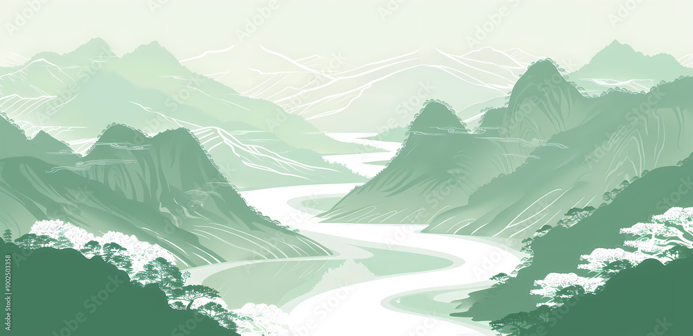 Chinese style background