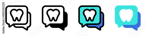 Editable dentist consultation vector icon. Dentistry, healthcare, medical. Part of a big icon set family. Perfect for web and app interfaces, presentations, infographics, etc