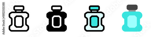 Editable mouthwash vector icon. Dentistry, healthcare, medical. Part of a big icon set family. Perfect for web and app interfaces, presentations, infographics, etc