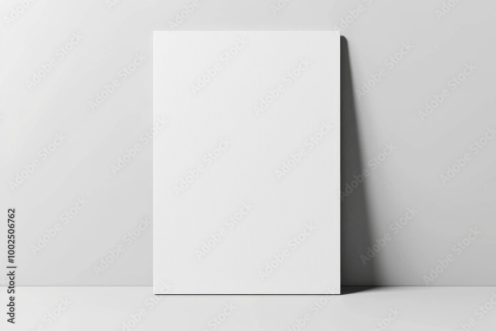 A3 Poster Mockup on White Background created with Generative AI A3 Poster Mockup on White Background created with Generative AI