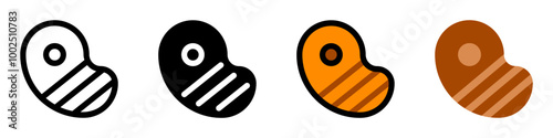 Editable steak, bbq, grilled meat vector icon. Part of a big icon set family. Perfect for web and app interfaces, presentations, infographics, etc