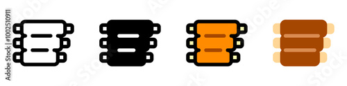 Editable ribs bbq vector icon. Part of a big icon set family. Perfect for web and app interfaces, presentations, infographics, etc