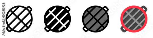Editable bbq grill vector icon. Part of a big icon set family. Perfect for web and app interfaces, presentations, infographics, etc
