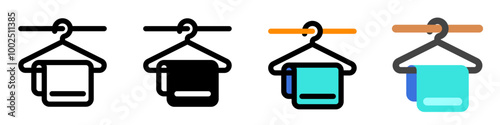 Editable towel vector icon. Part of a big icon set family. Perfect for web and app interfaces, presentations, infographics, etc