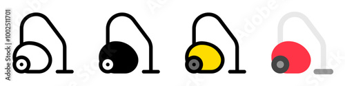 Editable vacuum cleaner vector icon. Part of a big icon set family. Perfect for web and app interfaces, presentations, infographics, etc