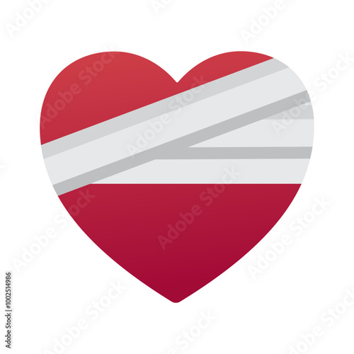 Mending heart emoji icon. Trendy colors, popular element symbolizing healing and recovery, commonly used in social media. Emoticon, isolated element. Free Download Mending heart emoji icon. Trendy colors, popular element symbolizing healing and recovery, commonly used in social media. Emoticon, isolated element. - GFXLoad