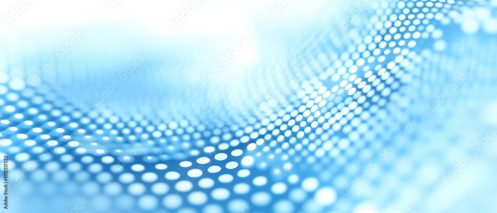 Fototapeta premium Abstract Blue Dot Design Background Template suitable for healthcare and diverse business applications Ample space available for text insertion