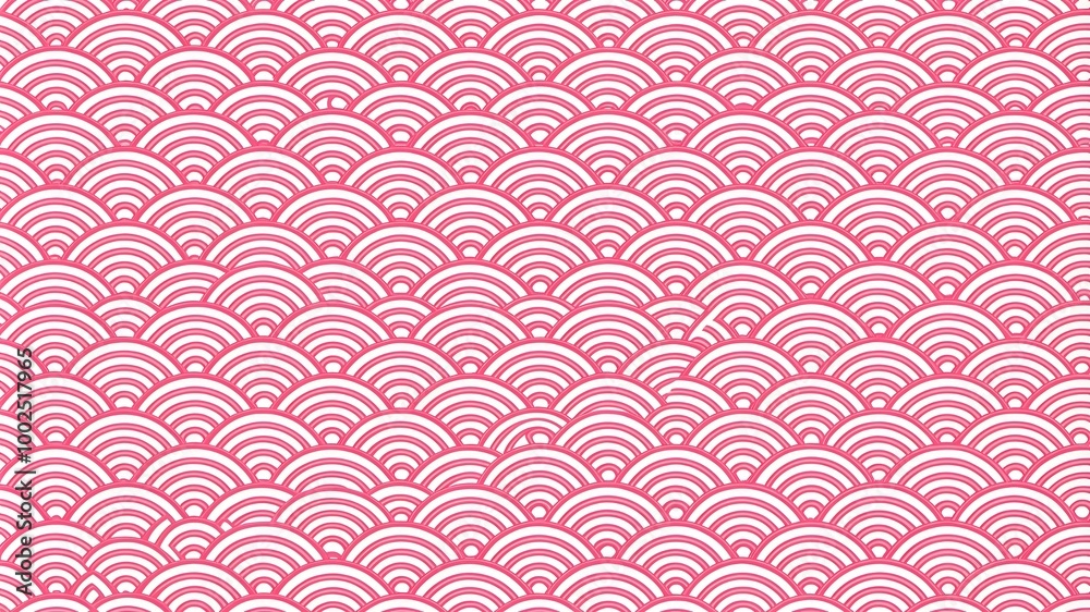 Japanese black and white wave seamless pattern, abstract traditional Asian style concept background, abstract Seamless Geometric Pattern
