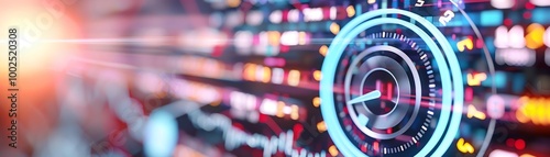 barometer with goal indicators, representing measuring progress towards business targets.