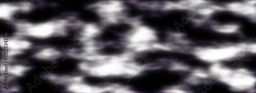 Abstract halftone background with circles. Pattern design elements with gradient. Digital flow particles. Cyber network connection background. Texture with noise effect. 3d rendering.