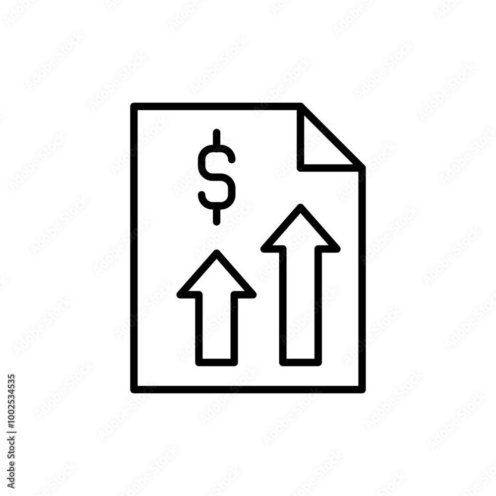 Monetization report outline icons, minimalist vector illustration ,simple transparent graphic element .Isolated on white background Monetization report outline icons, minimalist vector illustration ,simple transparent graphic element .Isolated on white background