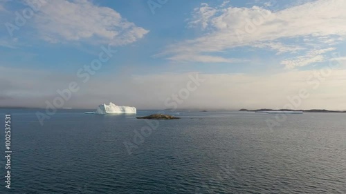 Timelapse of Iceberg passing by - Greenland