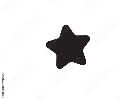 star isolated on white