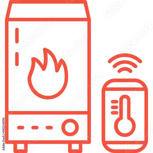 Heater Vector Icon Design