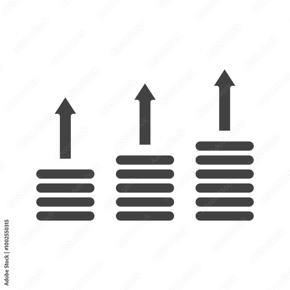 Entrepreneurship Glyph illustration Entrepreneurship Glyph illustration