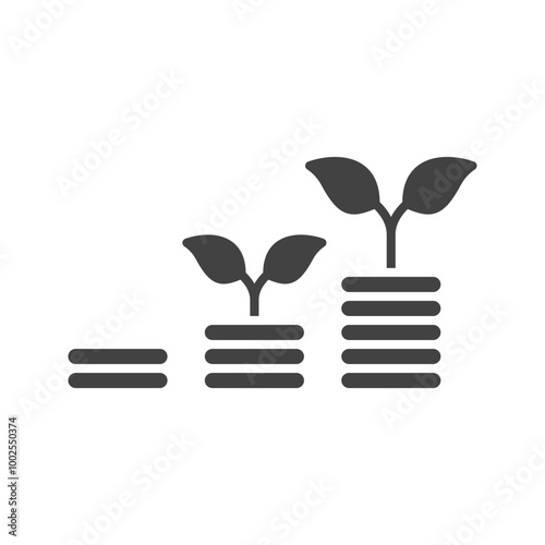 Entrepreneurship Glyph illustration