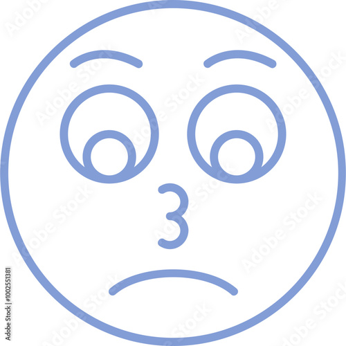 Disappointment Vector Icon Design