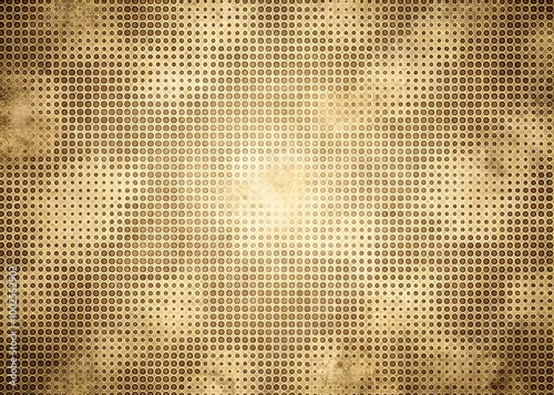 aged newspaper halftone abstract dotted background and texture