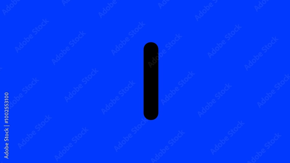 Countdown from 5 to 0: Screen countdown animation with blue background Countdown from 5 to 0: Screen countdown animation with blue background
