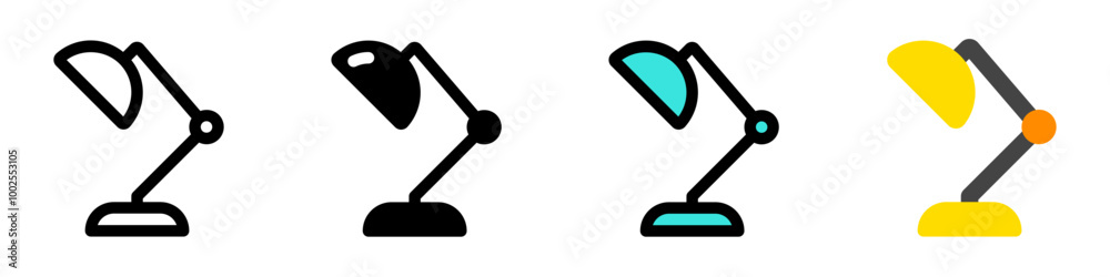 Editable table lamp vector icon. Part of a big icon set family. Perfect for web and app interfaces, presentations, infographics, etc Editable table lamp vector icon. Part of a big icon set family. Perfect for web and app interfaces, presentations, infographics, etc