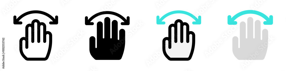 Editable hand swipe vector icon. Part of a big icon set family. Perfect for web and app interfaces, presentations, infographics, etc Editable hand swipe vector icon. Part of a big icon set family. Perfect for web and app interfaces, presentations, infographics, etc