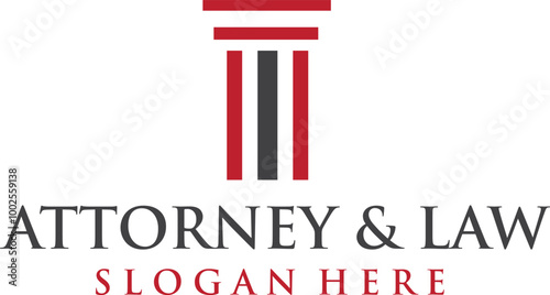 Attorney and law logo design editable vector file