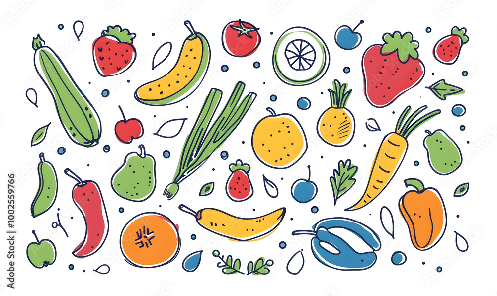 vegetable and fruits photo or illustrator on white background vegetable and fruits photo or illustrator on white background
