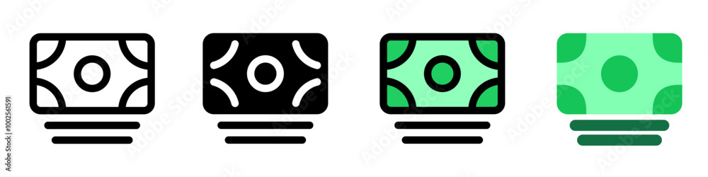 Editable cash, banknote vector icon. Part of a big icon set family. Finance, business, investment, accounting. Perfect for web and app interfaces, presentations, infographics, etc Editable cash, banknote vector icon. Part of a big icon set family. Finance, business, investment, accounting. Perfect for web and app interfaces, presentations, infographics, etc