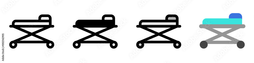Editable stretcher vector icon. Part of a big icon set family. Perfect for web and app interfaces, presentations, infographics, etc Editable stretcher vector icon. Part of a big icon set family. Perfect for web and app interfaces, presentations, infographics, etc