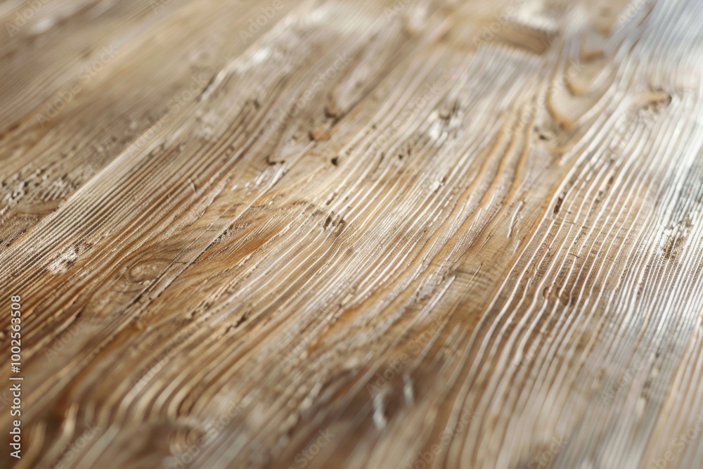 Fototapeta premium Light Wooden Texture with Detailed Grain: Rustic Natural Wood Surface for Organic and Vintage Design