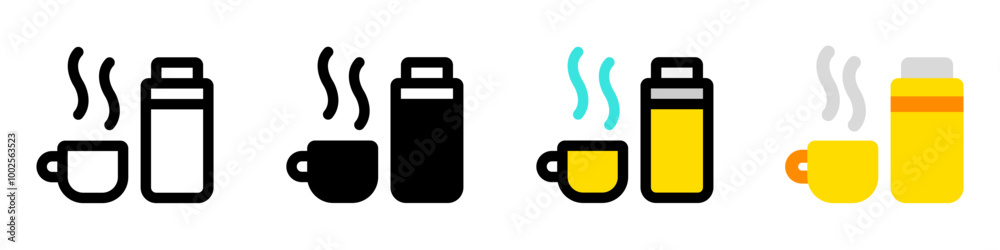 Editable thermos warm water vector icon. Part of a big icon set family. Perfect for web and app interfaces, presentations, infographics, etc Editable thermos warm water vector icon. Part of a big icon set family. Perfect for web and app interfaces, presentations, infographics, etc