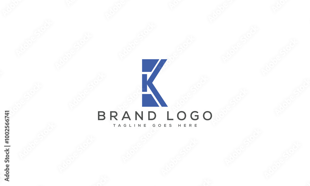 letter K logo design vector template design for brand. letter K logo design vector template design for brand.