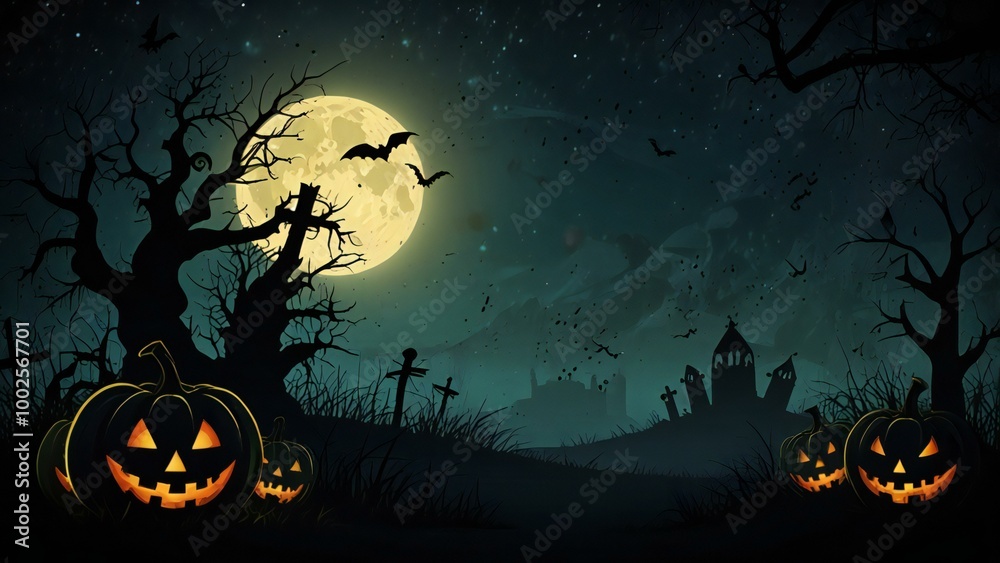 halloween background with pumpkin halloween background with pumpkin