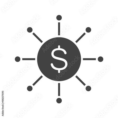 Business & Economy Glyph illustration