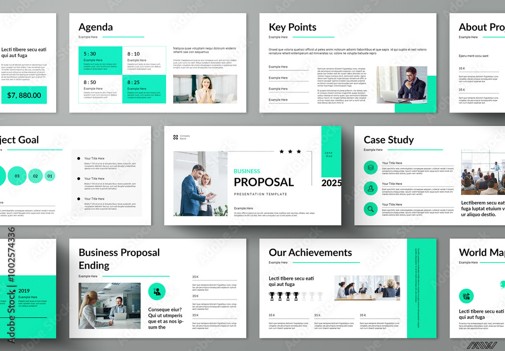 Business Proposal Presentation Stock Template | Adobe Stock