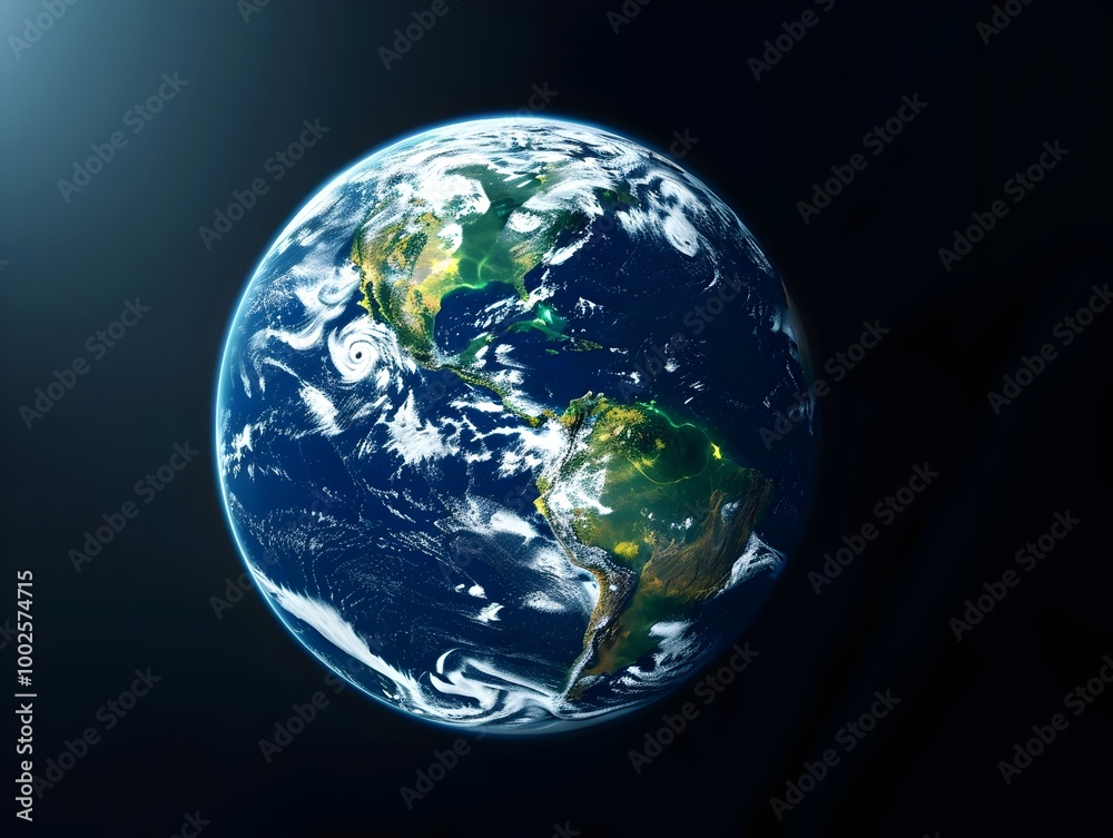 Vibrant and Dynamic Planet Earth Showcasing Atmospheric Activity and Climate Vibrant and Dynamic Planet Earth Showcasing Atmospheric Activity and Climate