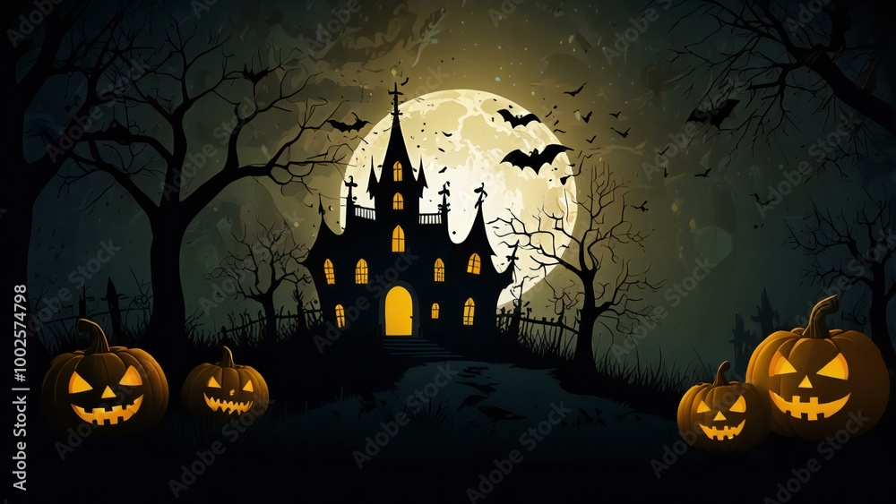 halloween background with pumpkin halloween background with pumpkin