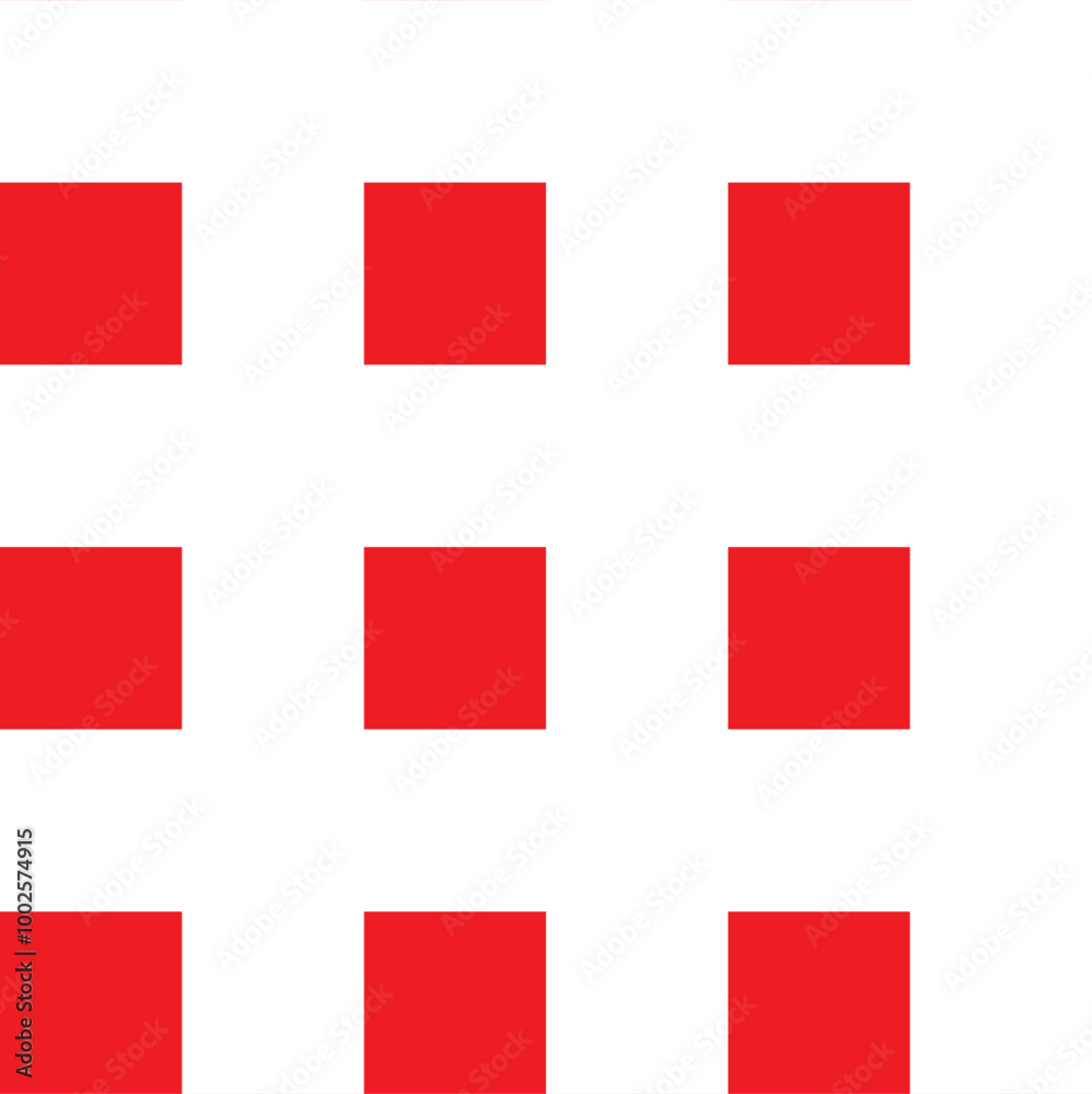 A minimalist design featuring red squares arranged in a grid pattern on a white background. A minimalist design featuring red squares arranged in a grid pattern on a white background.