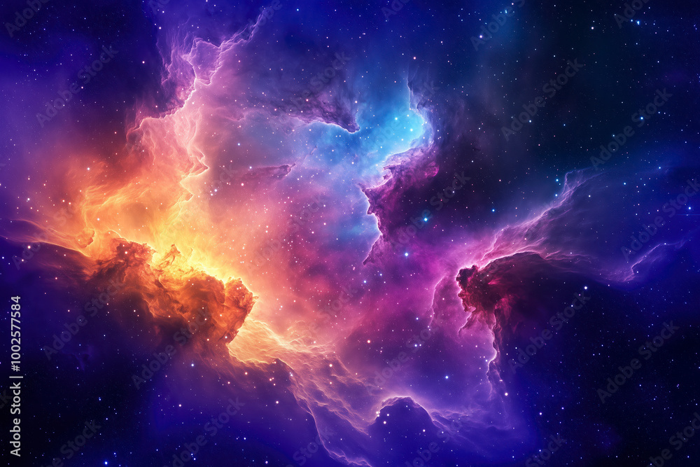 Space scene with planets, stars and galaxies. Space scene with planets, stars and galaxies.