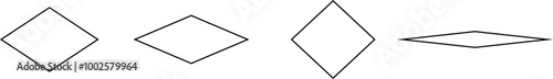 Different combinations of the geometric shape rectangle are in sets