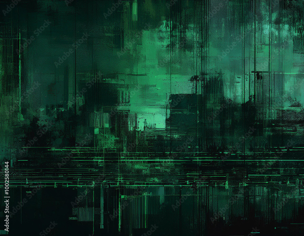 Abstrat Green Background With Industrial Vibe and Copy Space Abstrat Green Background With Industrial Vibe and Copy Space