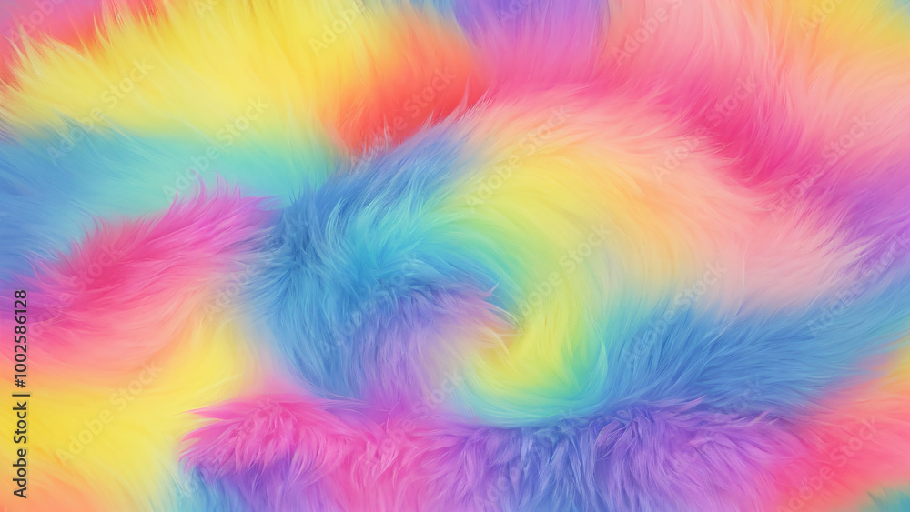 colorful fur colorful fur