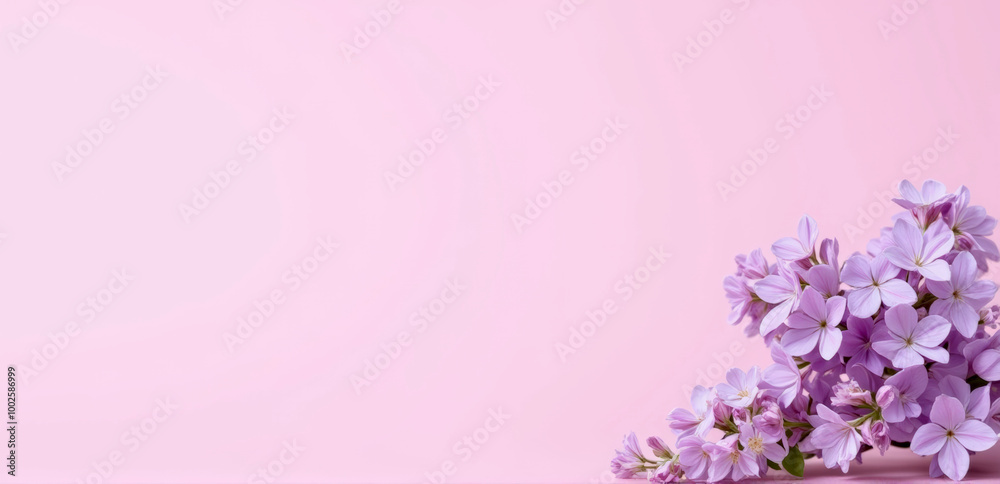 A row of soft pink peonies blooming along the bottom of the image, set against a light pastel background with generous copy space... A row of soft pink peonies blooming along the bottom of the image, set against a light pastel background with generous copy space...