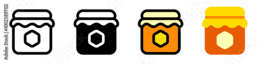 Editable honey jar vector icon. Part of a big icon set family. Perfect for web and app interfaces, presentations, infographics, etc