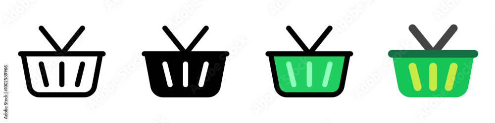 Editable shopping cart vector icon. Part of a big icon set family. Perfect for web and app interfaces, presentations, infographics, etc Editable shopping cart vector icon. Part of a big icon set family. Perfect for web and app interfaces, presentations, infographics, etc