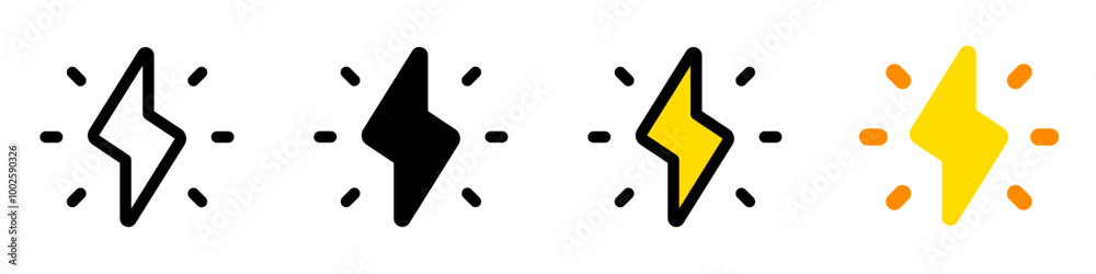 Editable flash on vector icon. Part of a big icon set family. Perfect for web and app interfaces, presentations, infographics, etc Editable flash on vector icon. Part of a big icon set family. Perfect for web and app interfaces, presentations, infographics, etc
